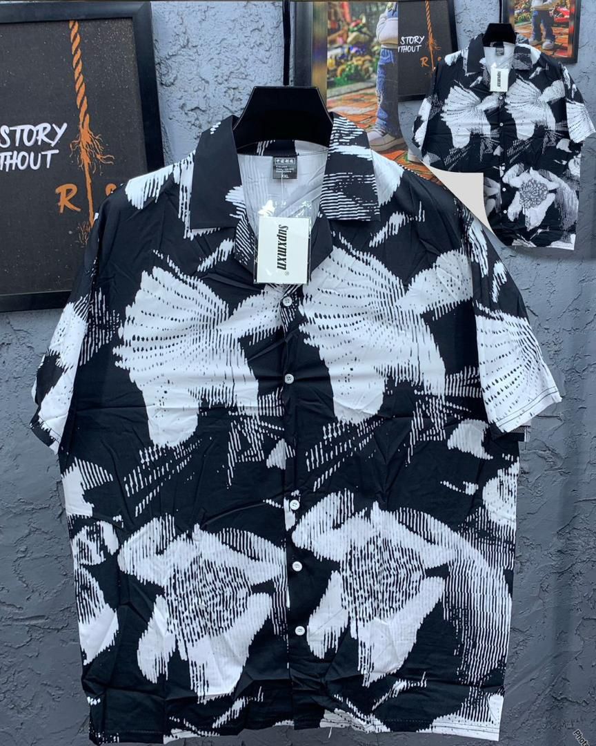 The Monochrome Bloom Shirt